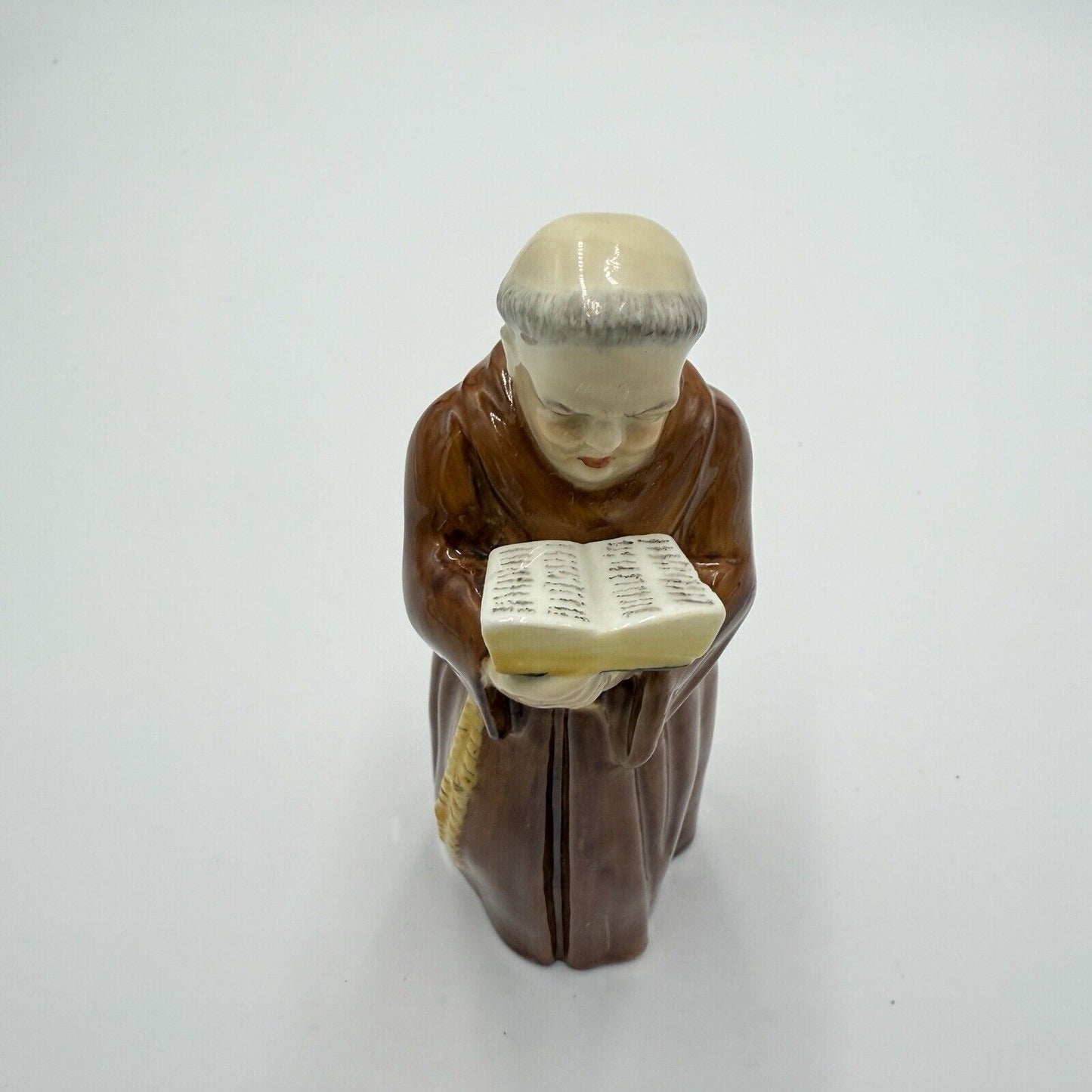 Royal Worcester Bone China Candle Snuffers Monk Vintage Figurine Hand Painted