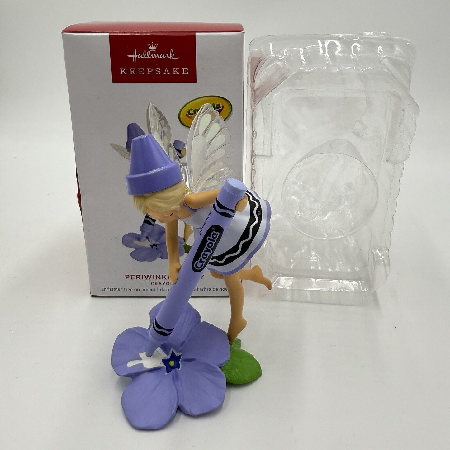 Hallmark 2023 Ornament PERIWINKLE FAIRY CRAYOLA Christmas Box