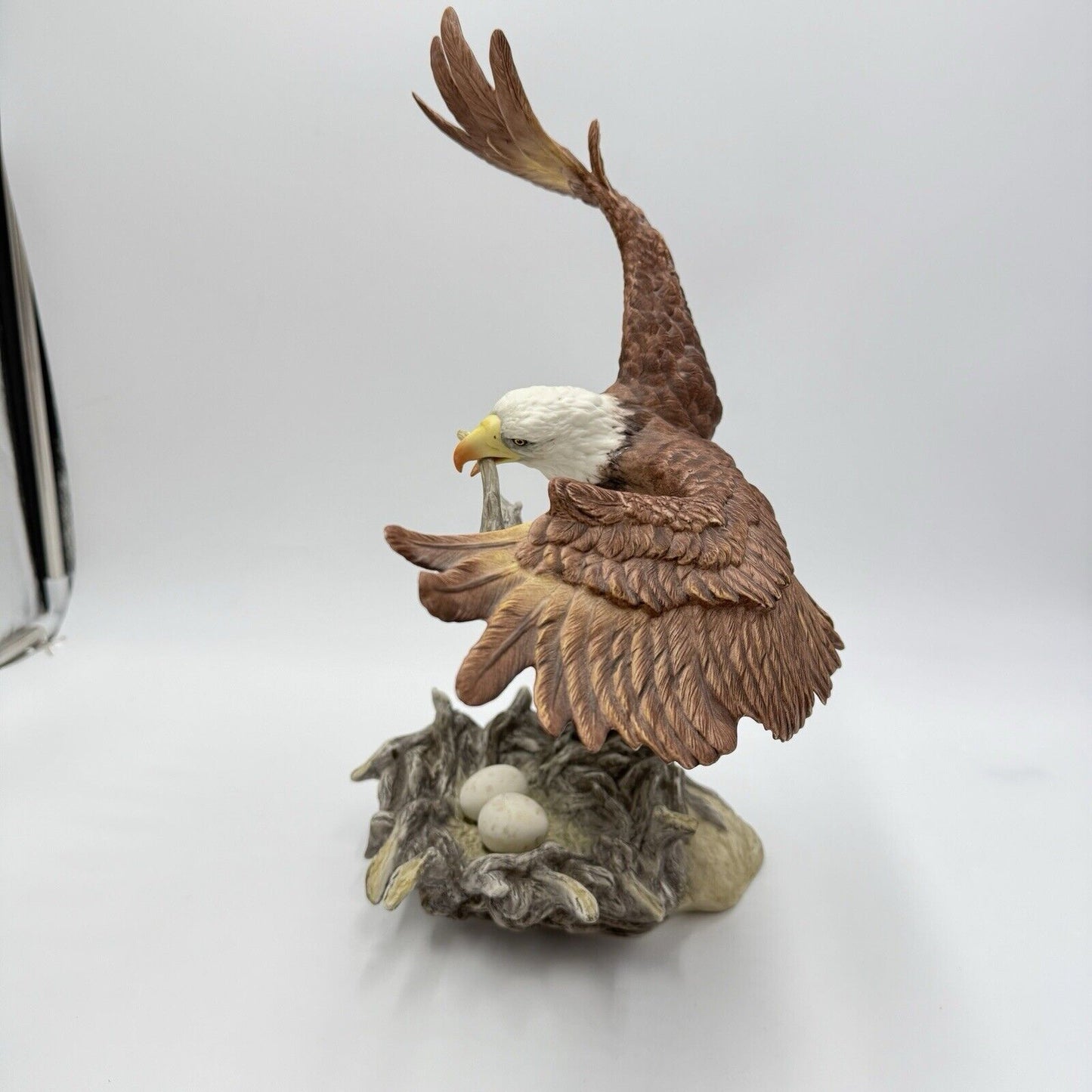 Boehm Porcelain Sculpture NEW GENERATION EAGLE Limited Edition # 156 Large 15”