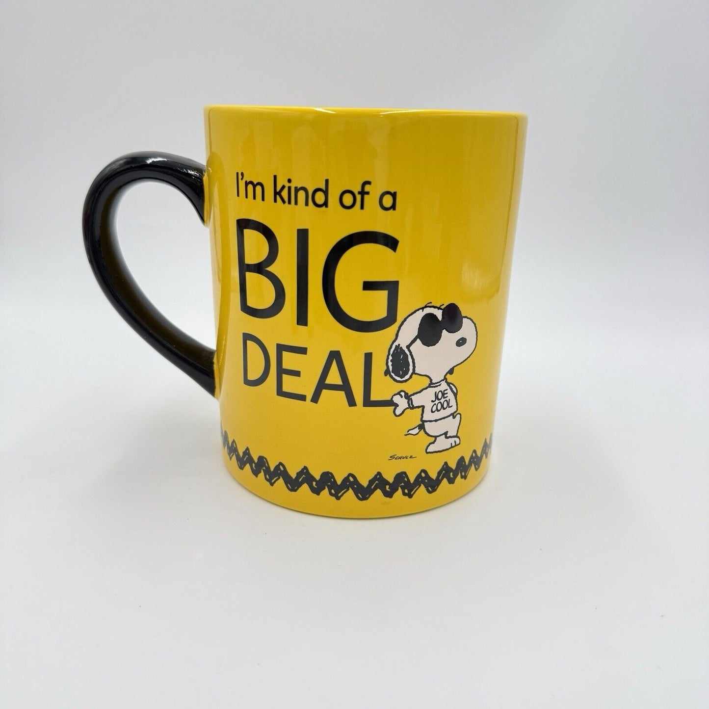 Hallmark Peanuts Snoopy/Woodstock I'm Kind Of A Big Deal EXTRA LARGE mug 6.5”