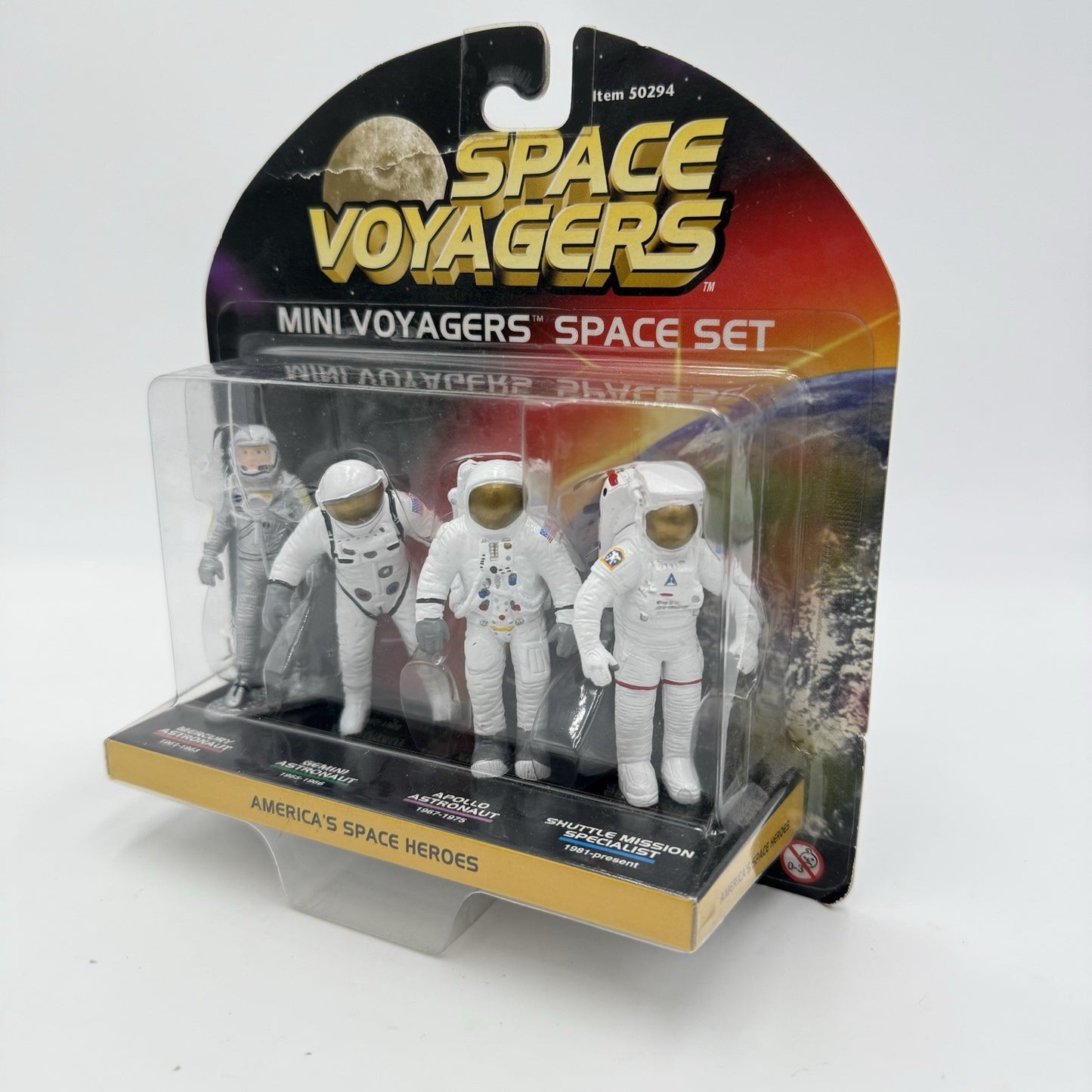 SPACE VOYAGERS Mini Voyager Space Set America's Space Heroes Action Figurines