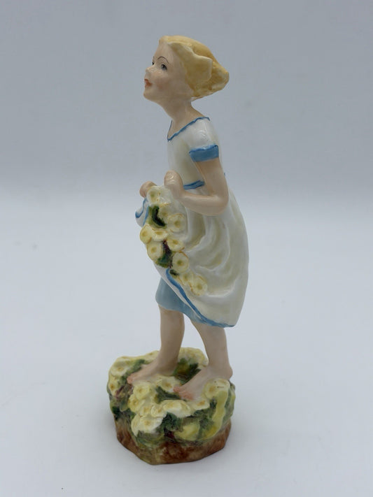 Royal Worcester porcelain figurine The First Cuckoo No. 3082 By F. Doughty Rare