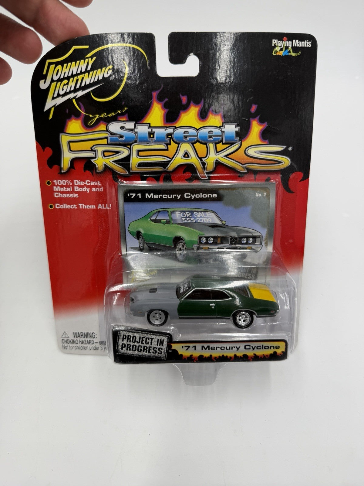 JOHNNY LIGHTNING 1971 Mercury Cyclone Street Freaks Diecast Car  1:64 Sealed