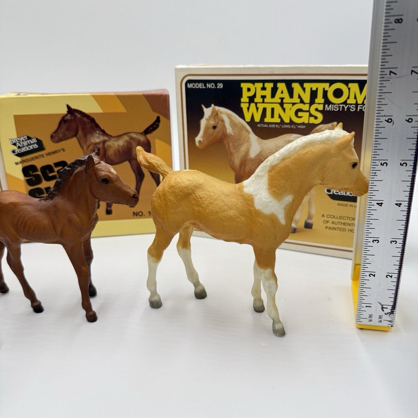 Vintage Breyer Horses Models USA Foals Figurines In Box Set 3