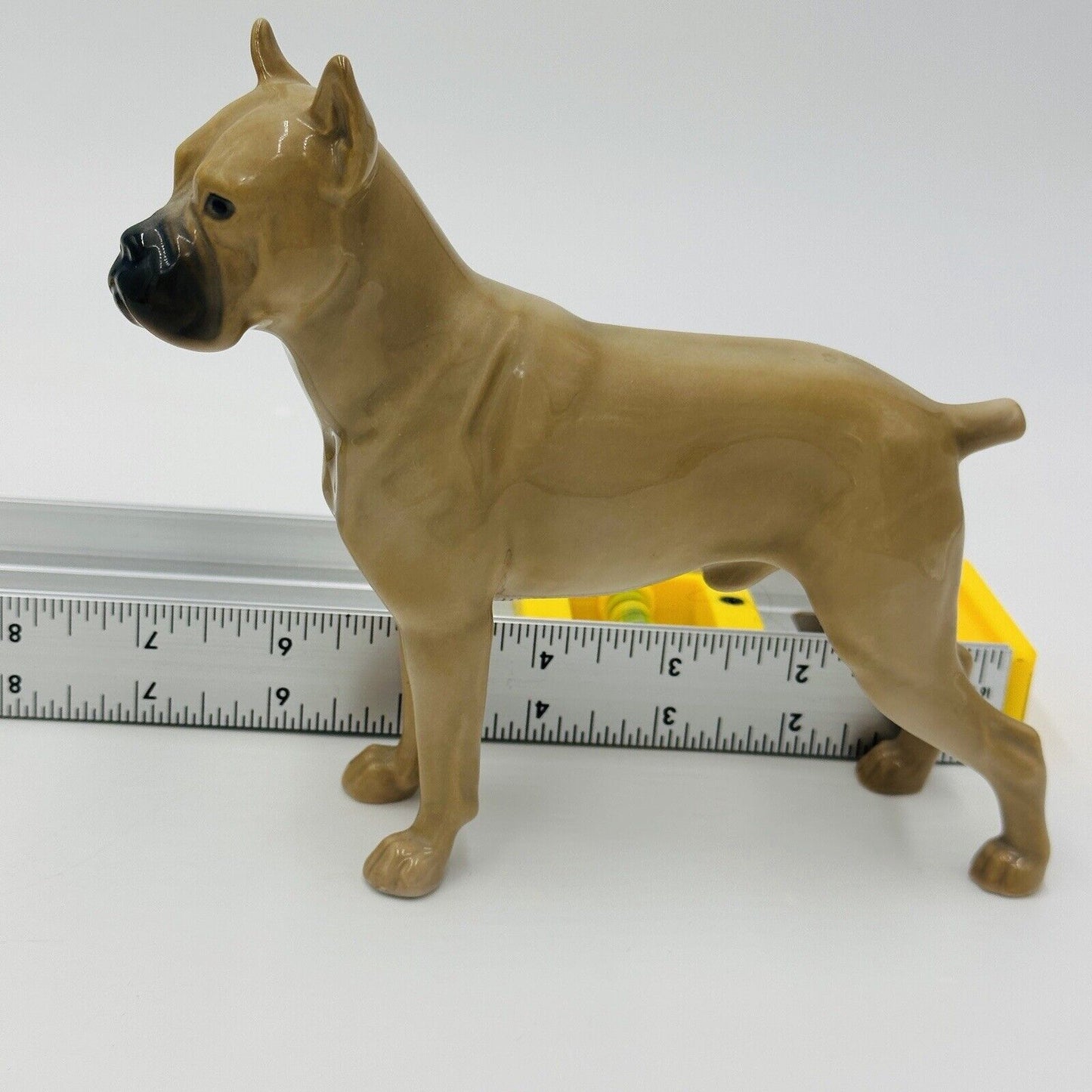 Bing & Grondahl Dog Boxer Standing Figurine Porcelain No 2212 Denmark Vintage