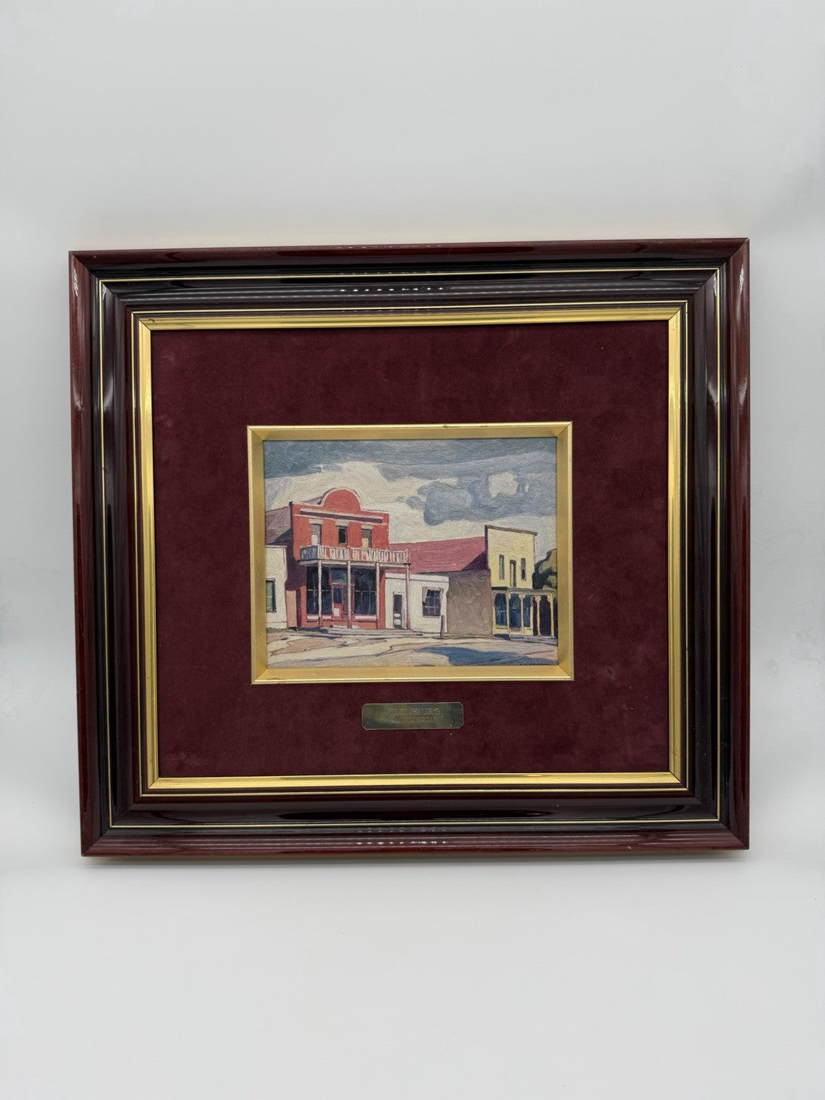 Rare Oil painting Kleinburg by Canadian artist A.J. Casson Close To Home Antique