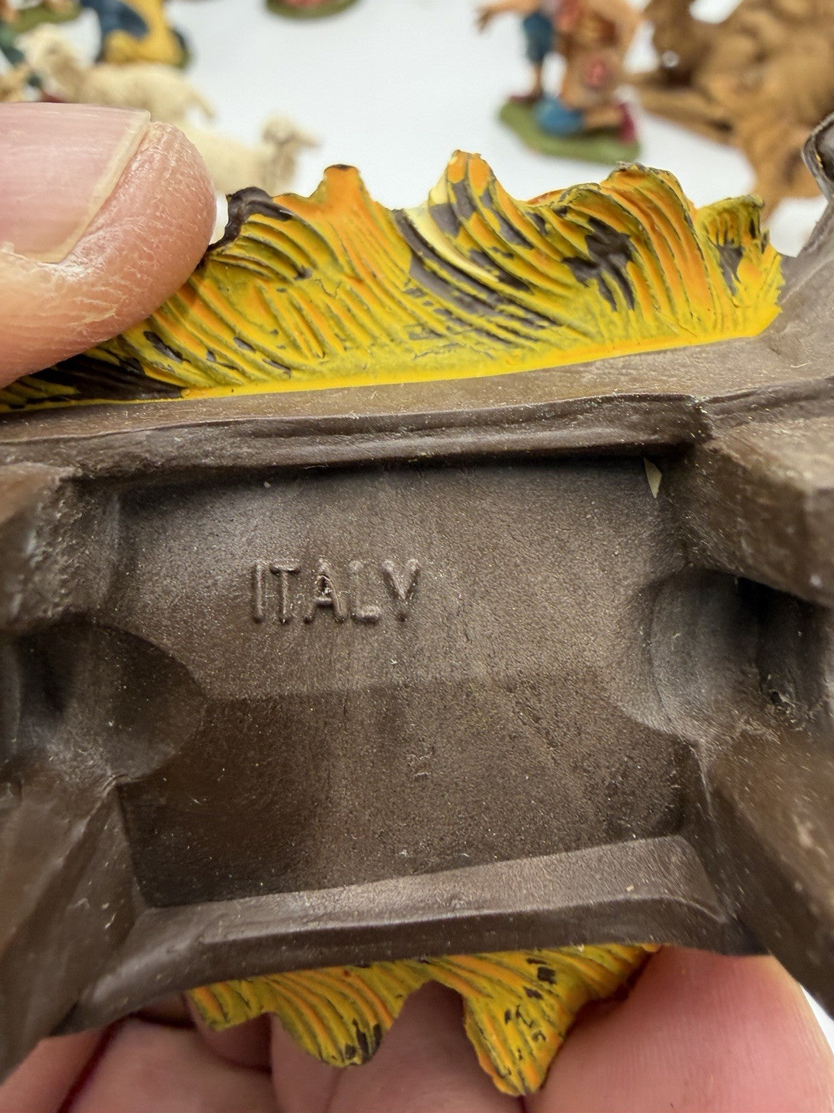 Vintage Depose Italy PVC Nativity Set 22 Pieces Mary Joseph Jesus Wise Men