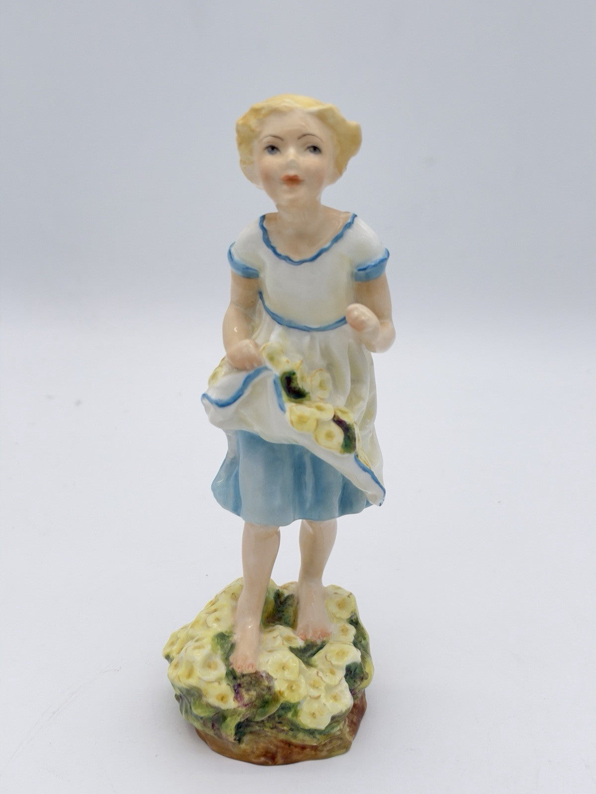 Royal Worcester porcelain figurine The First Cuckoo No. 3082 By F. Doughty Rare