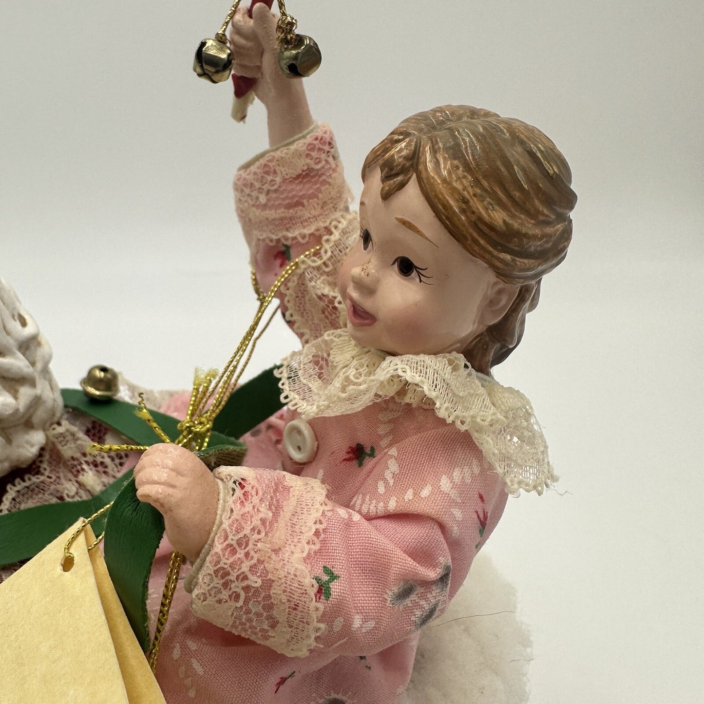 Kurt Adler Grandpa Santa Piggy Back Marjorie Rothberg Figurine Limited Edition