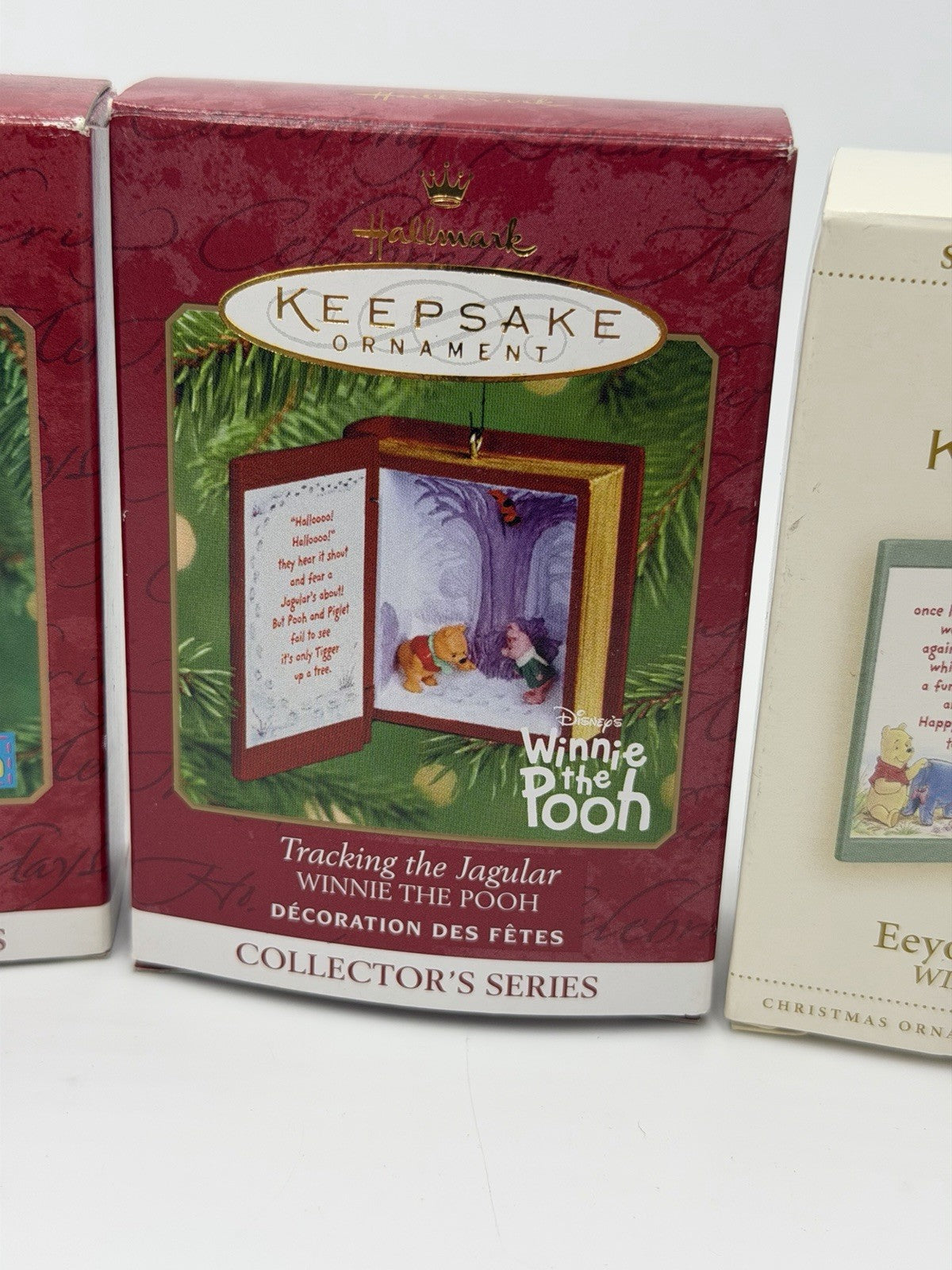 Hallmark Disney Winnie The Pooh Collector Series Mini Books Ornaments  6 Pcs