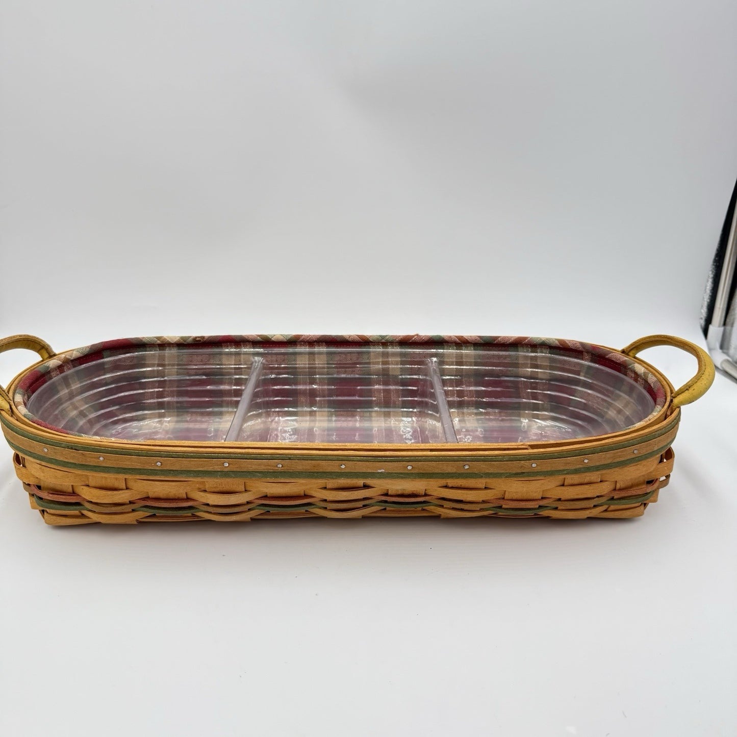 Longaberger 2000 Autumn Reflections Large Small Harvest Blessings Basket 20”x9”