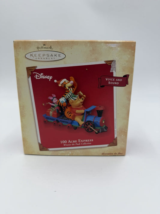 Hallmark Keepsake Disney Winnie The Pooh 100 Acre Express Animated  Ornament