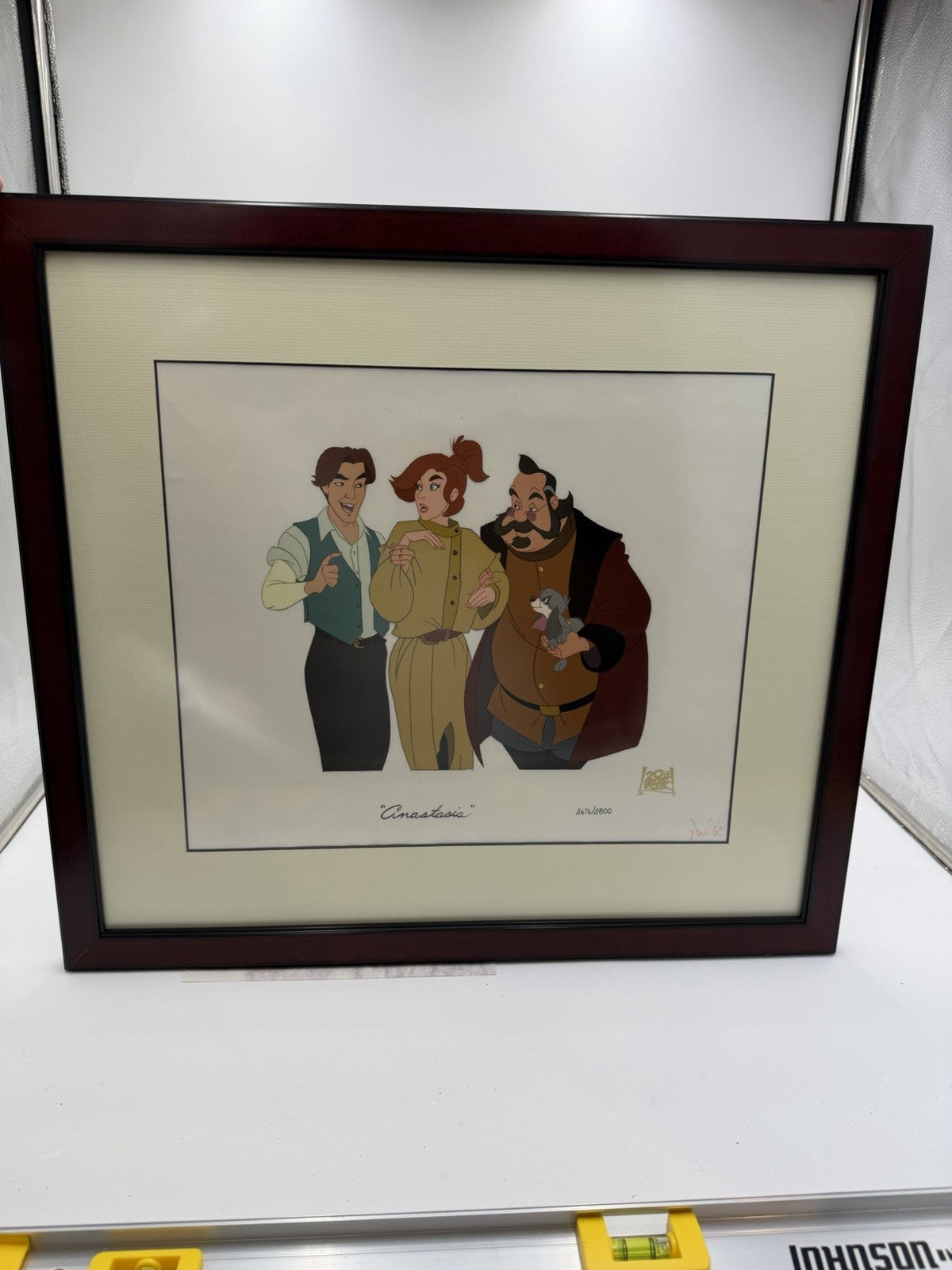 Vtg ANASTASIA Limited-Edition Hand-Painted Animation 4676/4800 Signed /COA