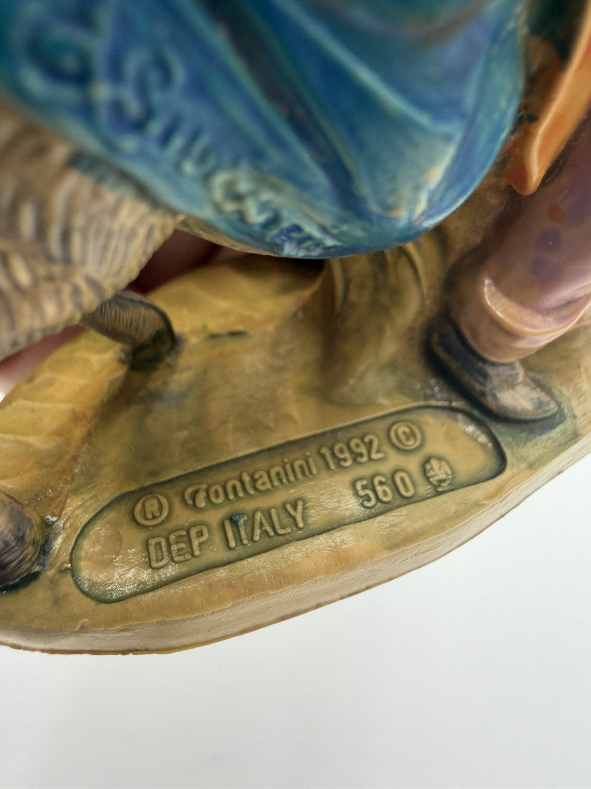 Fontanini Flight Into Egypt 2001 Tour Exclusive Ornament Signed Christmas Vtg