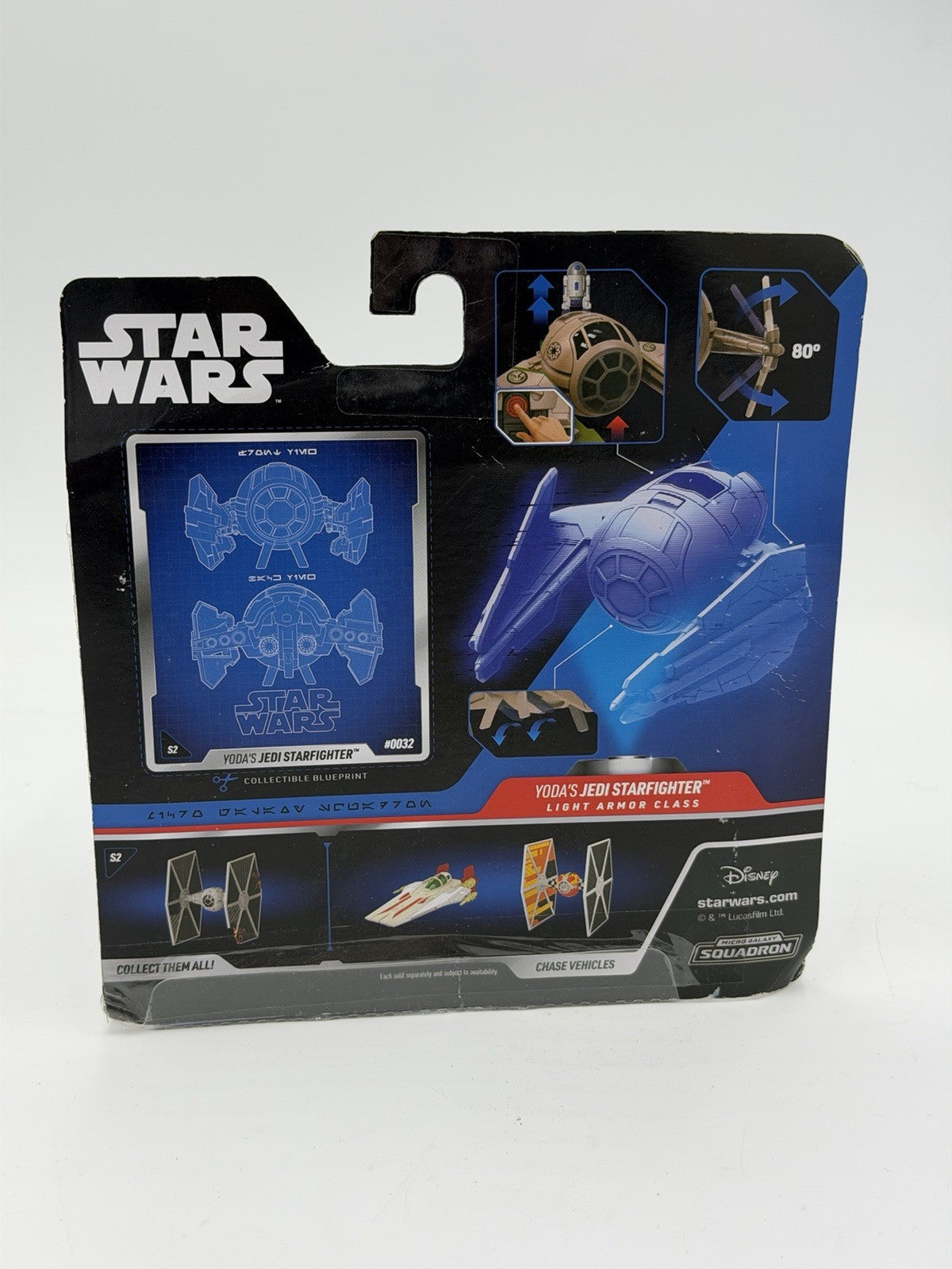 Star Wars Micro Galaxy Squadron Yoda's Jedi Starfighter - Series 2 (A)