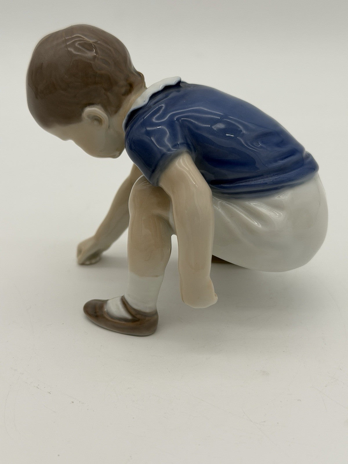 Bing Grondahl Denmark Porcelain #1636 Dickie Boy Figurine 4.25" Painted Vtg