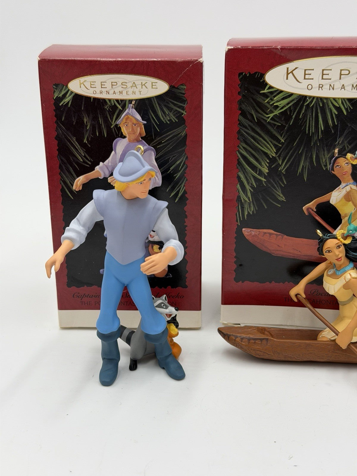 Hallmark Keepsake Disney Pocahontas Collection Christmas Ornaments Set 3 PCs Vtg