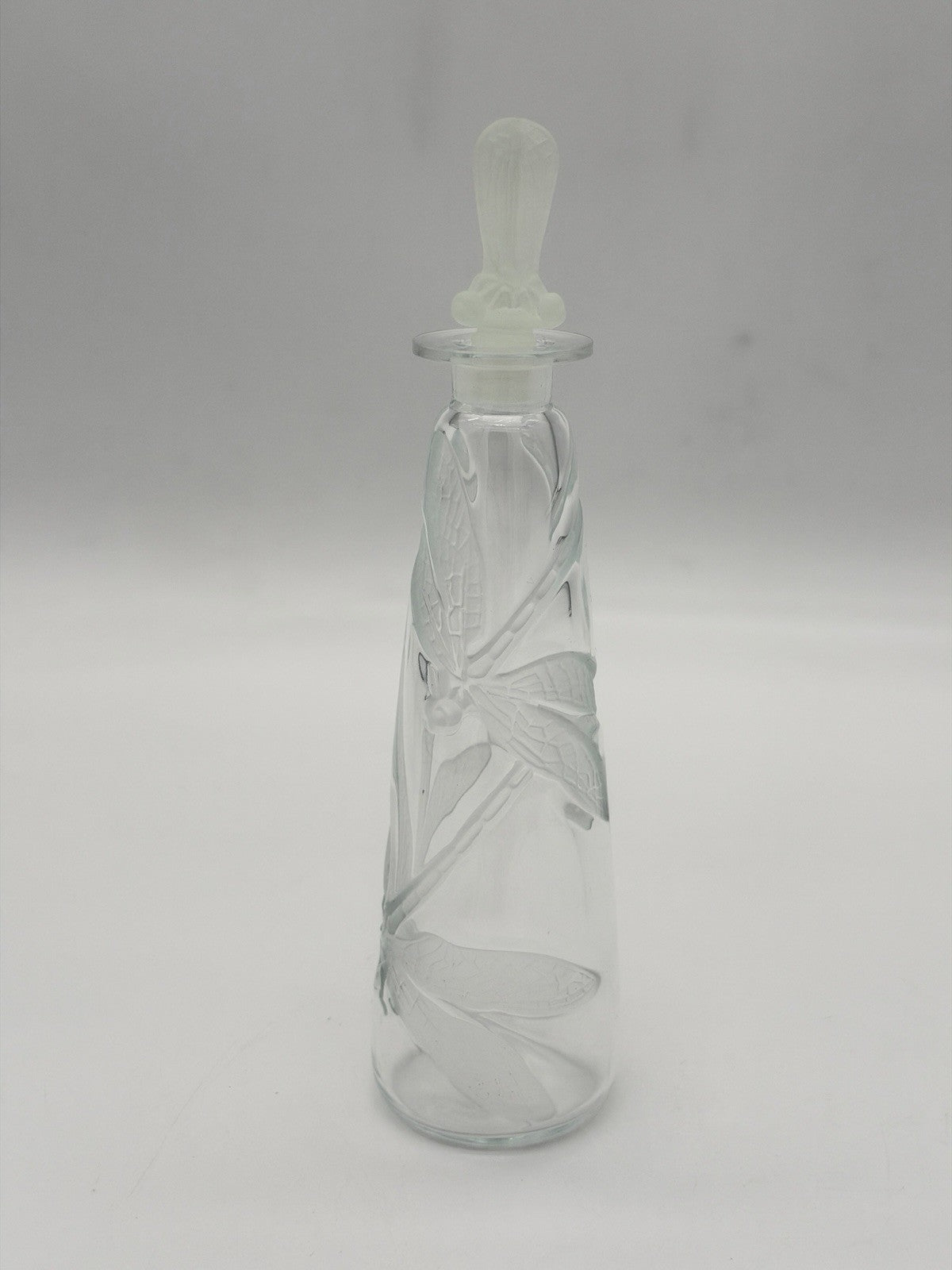 Lucien Gaillard MMA Metropolitan Museum Art glass dragonfly perfume bottle 6.5”