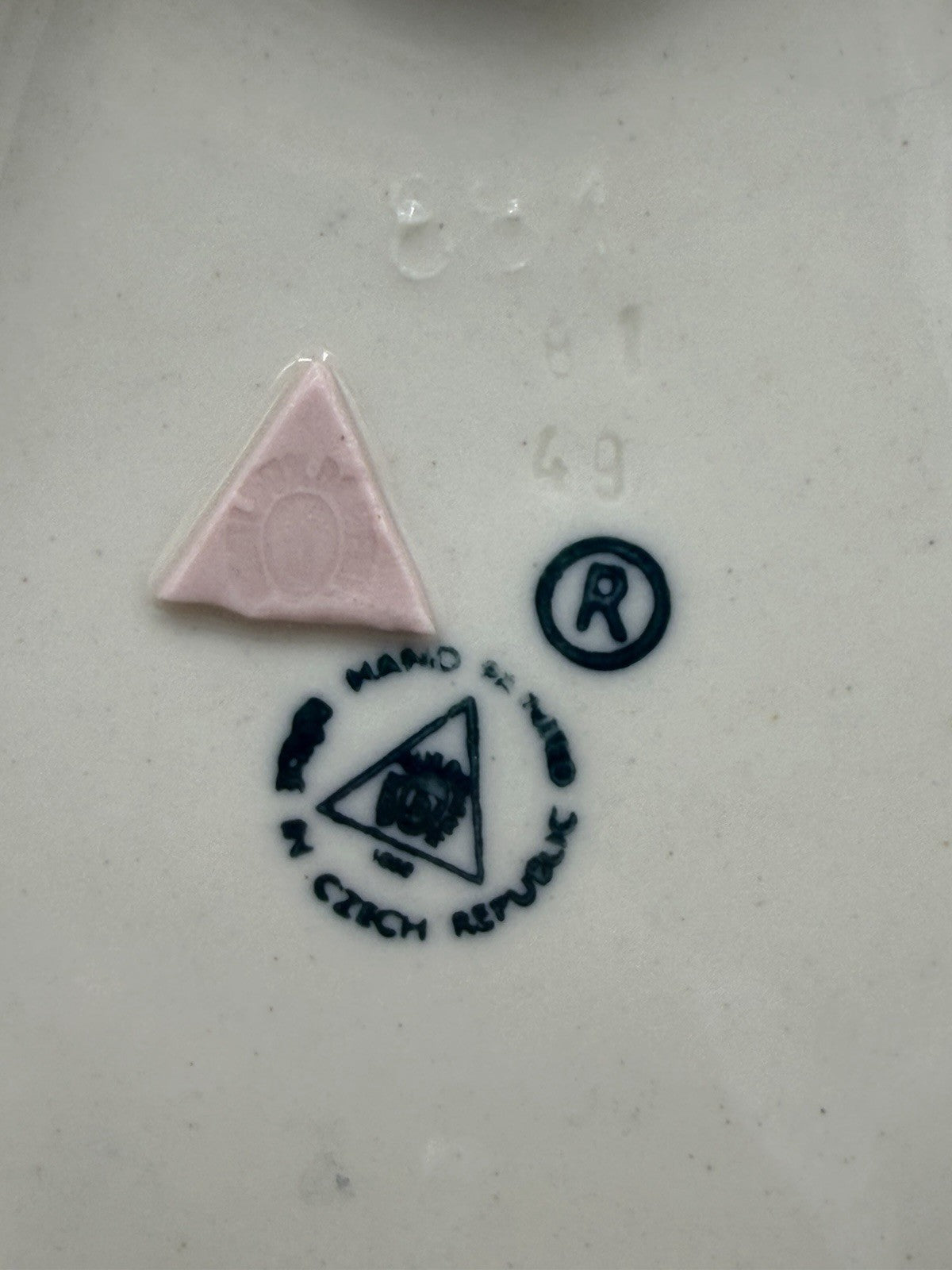 Vintage Royal DUX Bohemia Porcelain Horse Figurine 12”H Czech Republic W/box