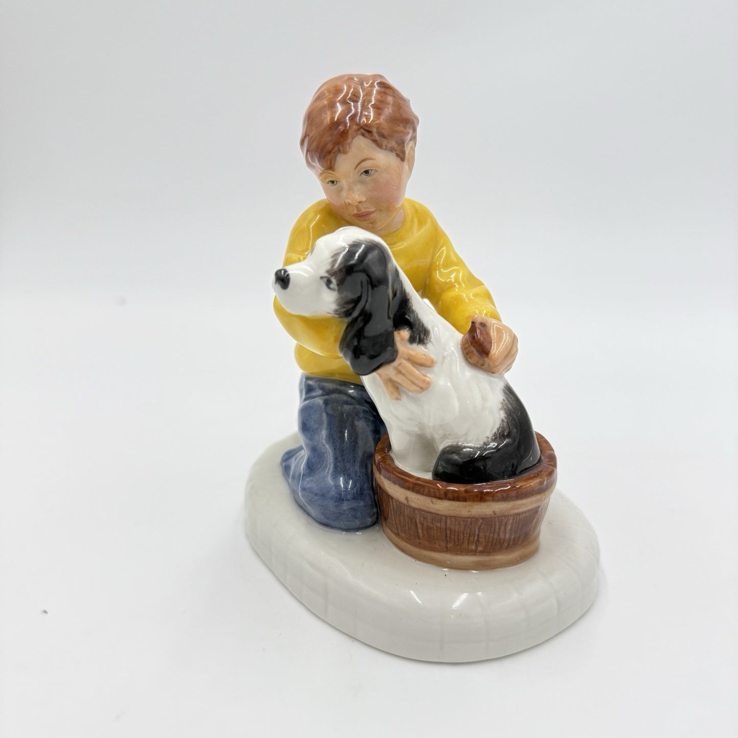 Royal Doulton Porcelain Childhood Days "Please Keep Still" #3082 Figurine 5” Vtg