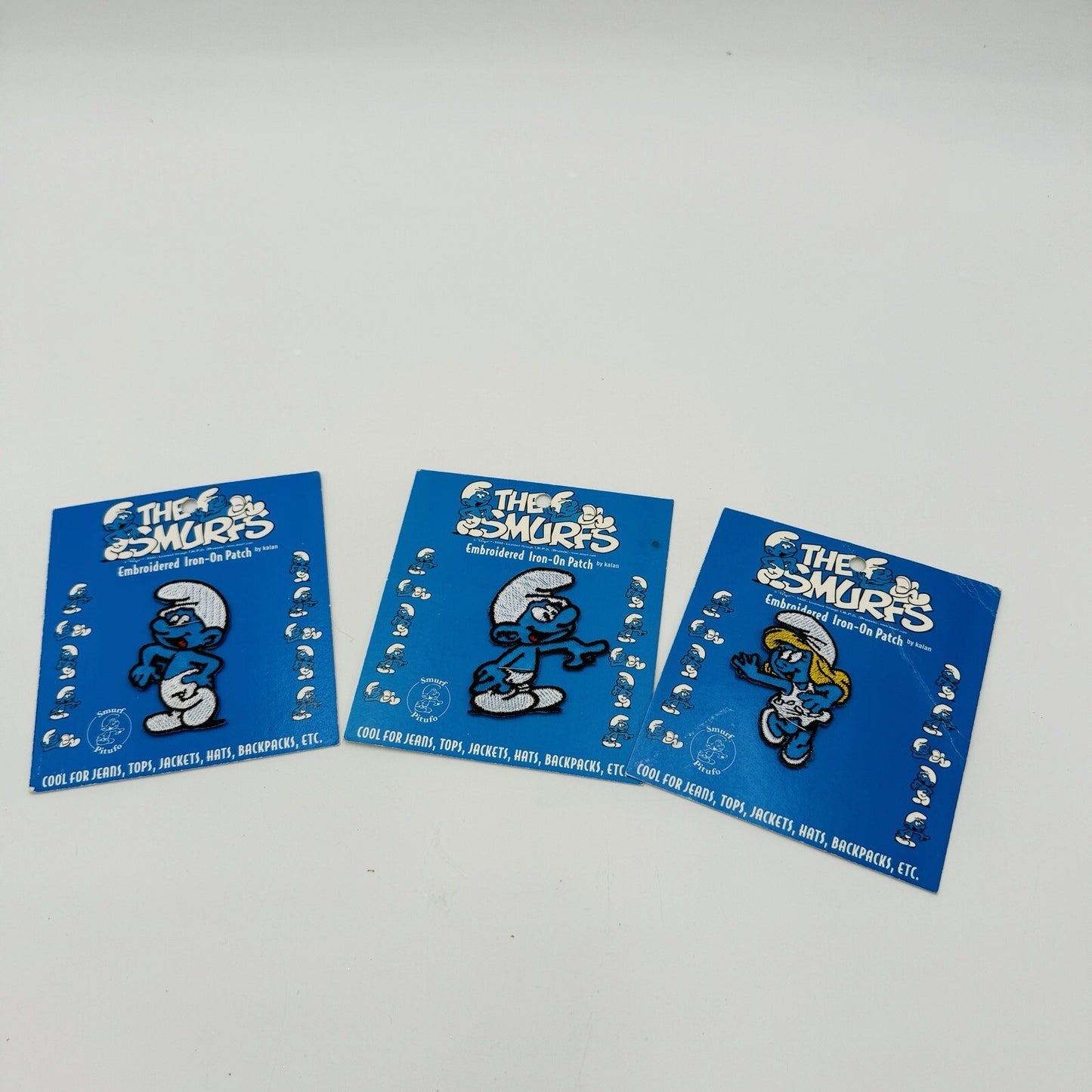 The Smurfs By Kalan Classic Cartoon Embroidered Iron On Patch Peyo 2000