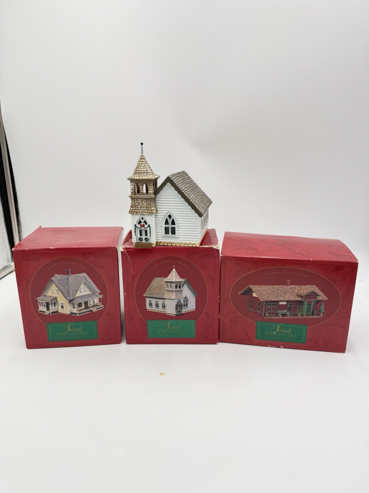 Hallmark Sarah Plain & tall collection Country Church Prairie Home & Hays Statio