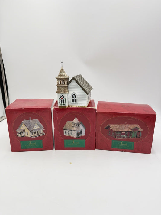 Hallmark Sarah Plain & tall collection Country Church Prairie Home & Hays Statio