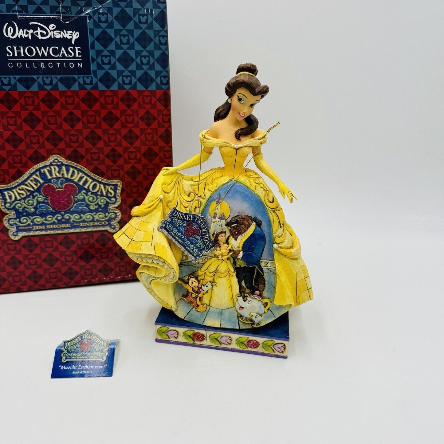 Jim Shore Beauty & the Beast Belle Moonlit Enchantment Walt Disney Showcase Box