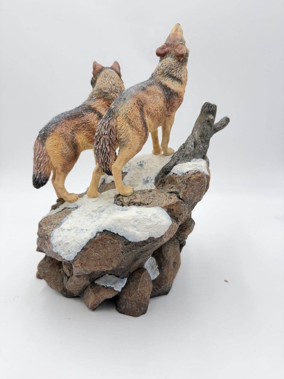 Danbury Mint Spirit of the Wolf Sculpture Collections Wilderness Call NICK BIBBY
