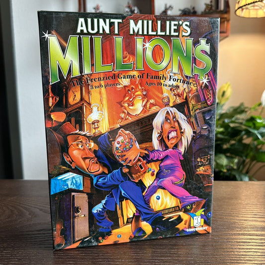 Gamewright Aunt Millie's Millions Frenzied Party Game of Family Fortune Board