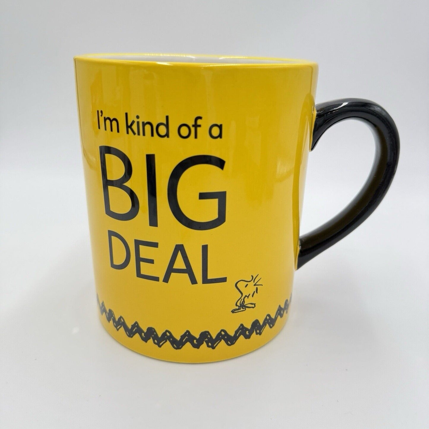 Hallmark Peanuts Snoopy/Woodstock I'm Kind Of A Big Deal EXTRA LARGE mug 6.5”