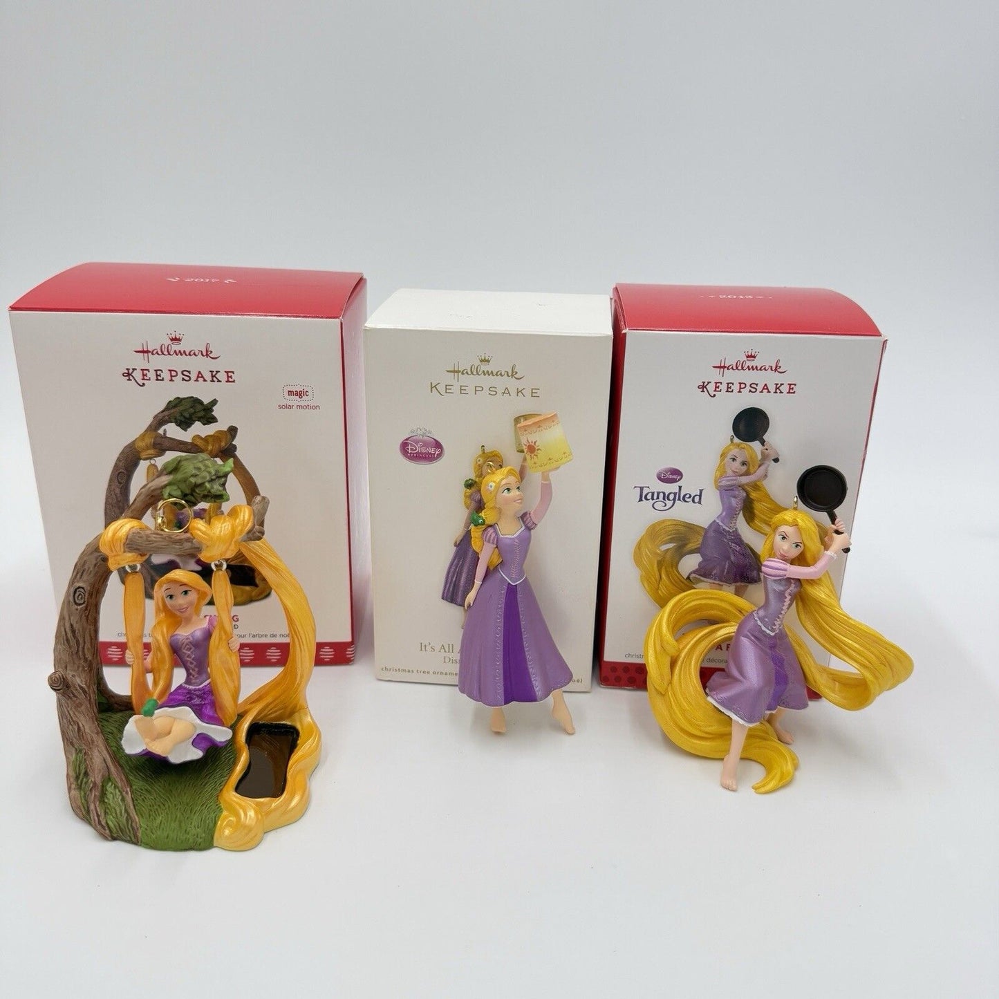 Hallmark Keepsake Disney’s Tangled Rapunzel Christmas Ornaments 2012-2013 2017