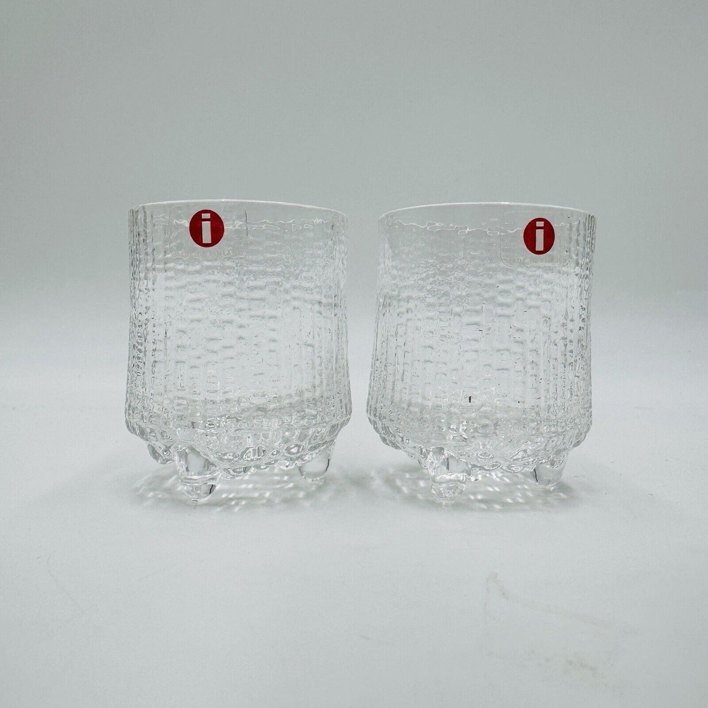 Ittala Finland Ultima Thule Cocktail Shot Glass Set Tapio Wirkkala 2 Pieces