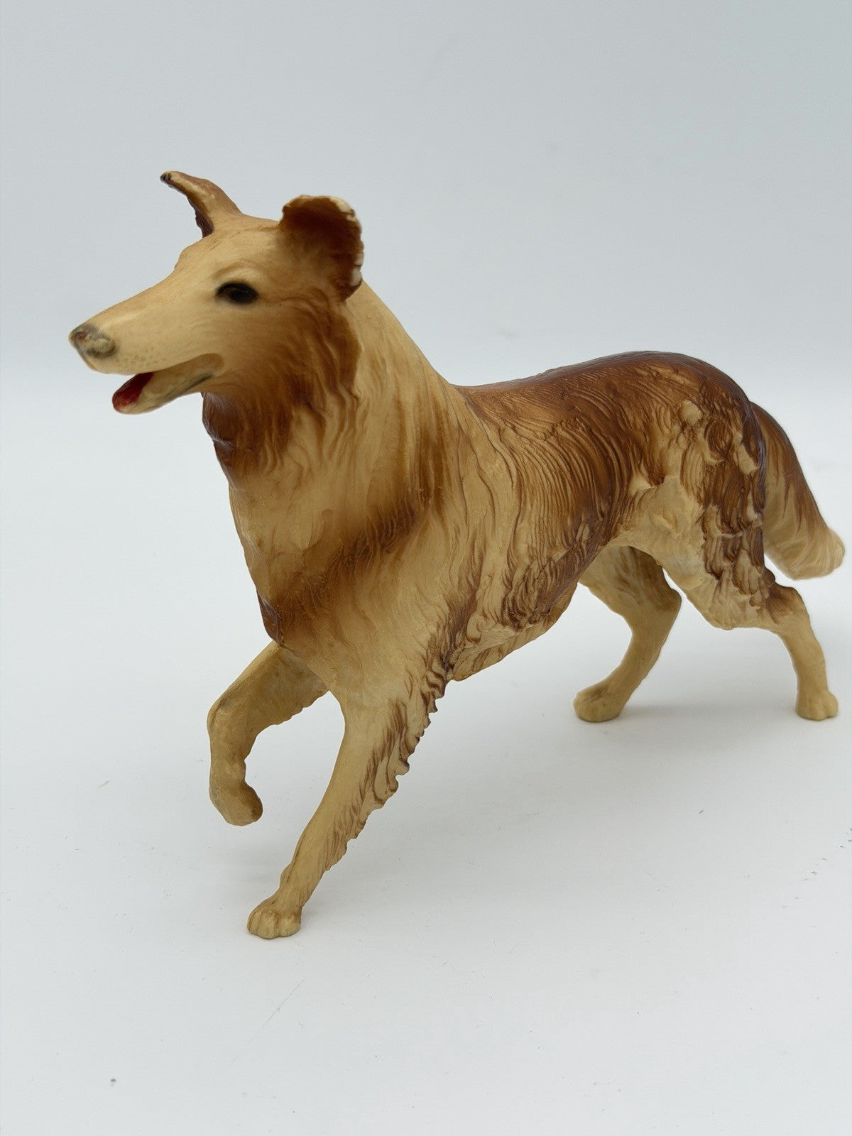 Breyer Lassie dog Collie Vintage 60's Figurine Plastic Model Retired Rare 9x6