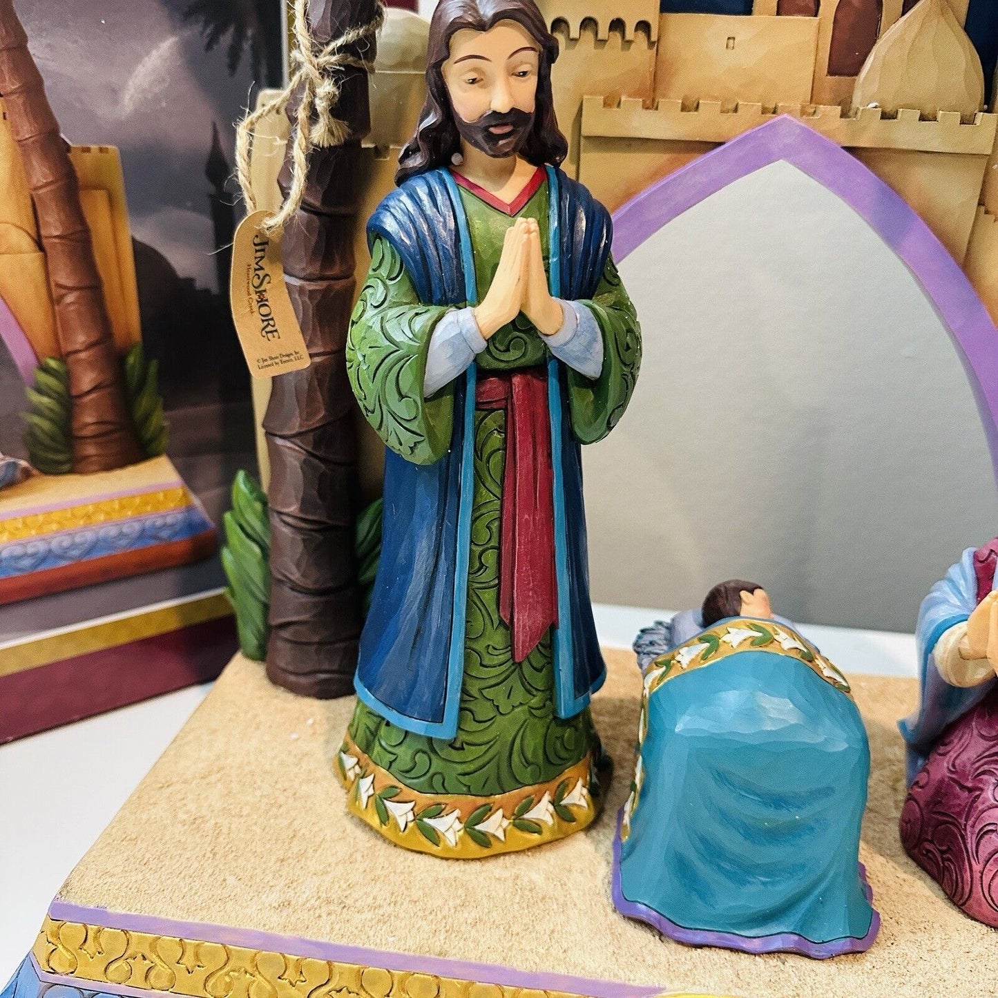 Large Jim Shore A Savior Before Us 500/750 Christmas Nativity Scene Holy Family