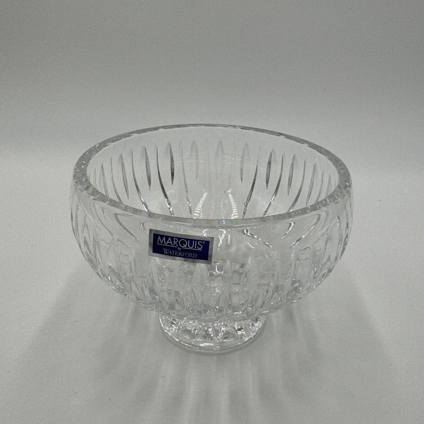 Waterford Bowl Crystal Sheridan Footed Vintage 5in Centerpiece Ireland Sticke