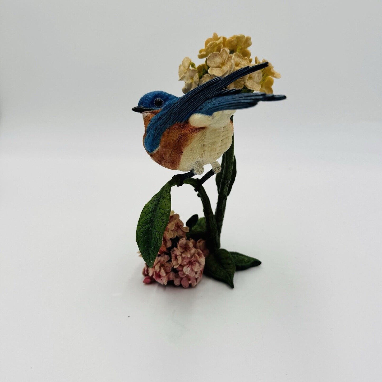 The Danbury Mint Summer’s Song Blue Bird Figurine By Bob Guge Vintage