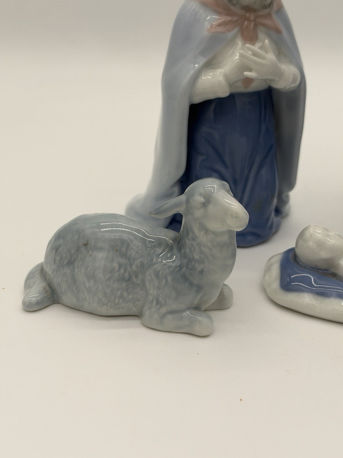 Rare Gerold Porcelain Bavaria W Germany Nativity Set 6 Pcs Rare 7”