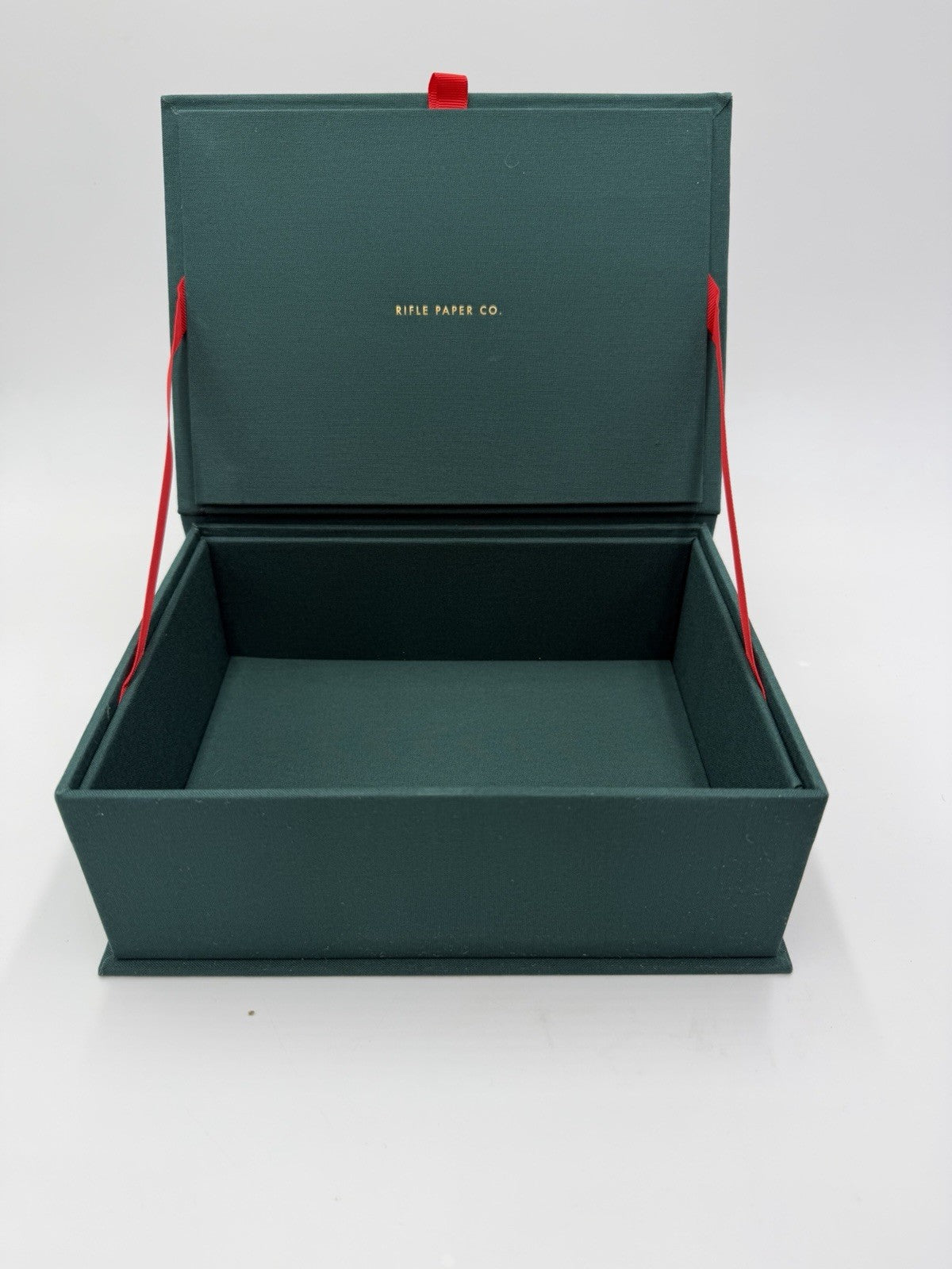 Rifle Paper Co Embroidered Christmas Letter For Santa Decorative Box 3.5”x7”x10