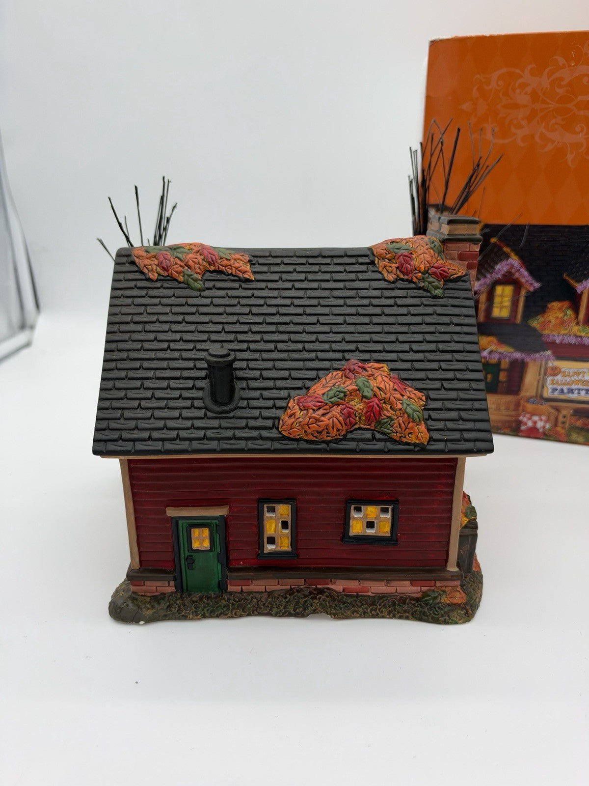 Department 56 Halloween Trick Or Treat Lane Party House Village Collection Boxed