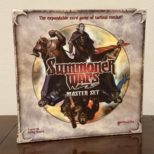 Summoner Wars Master Set Board Game New Open Box Complete Plaid Hat Games