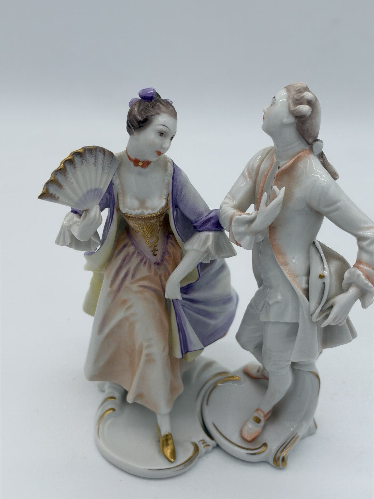 Rosenthal porcelain Marquis & Marquise 18th C Rococo figures by Gustav Oppel