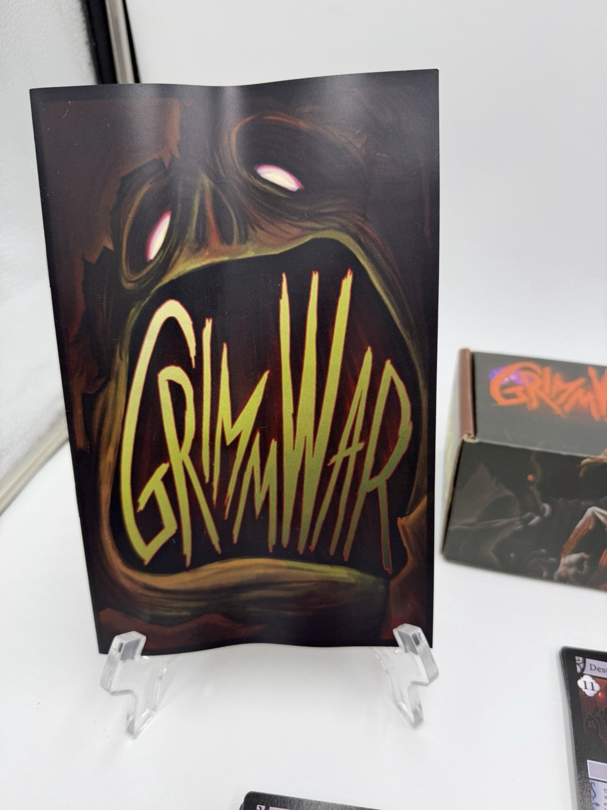 Rare GrimmWar Monsters Card Game Board Game 3-5 Plat Player Game Complete