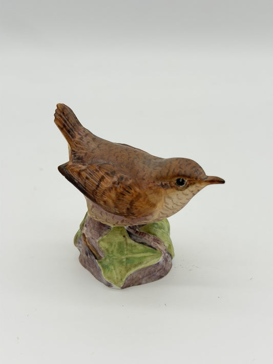 Royal Worcester Porcelain England  Wren #3198 Porcelain Figurine Hand Painted 3”