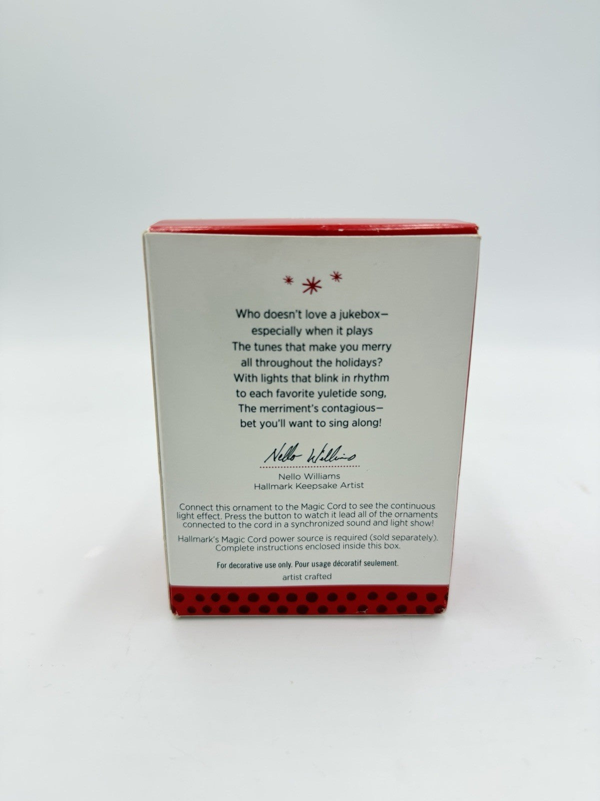 Hallmark Keepsake 2013 JOLLY JUKEBOX Animated Light Sound Christmas Ornament