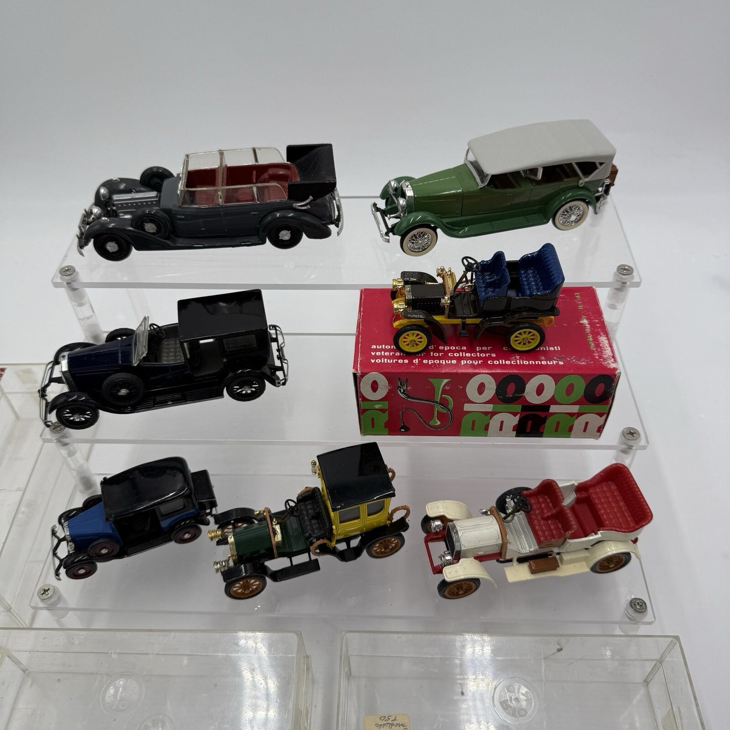 Rio Italy 1/43  lot 7 Diecast Cars Mercedes Fiat Bugatti Balilla Bianchi Lincoln