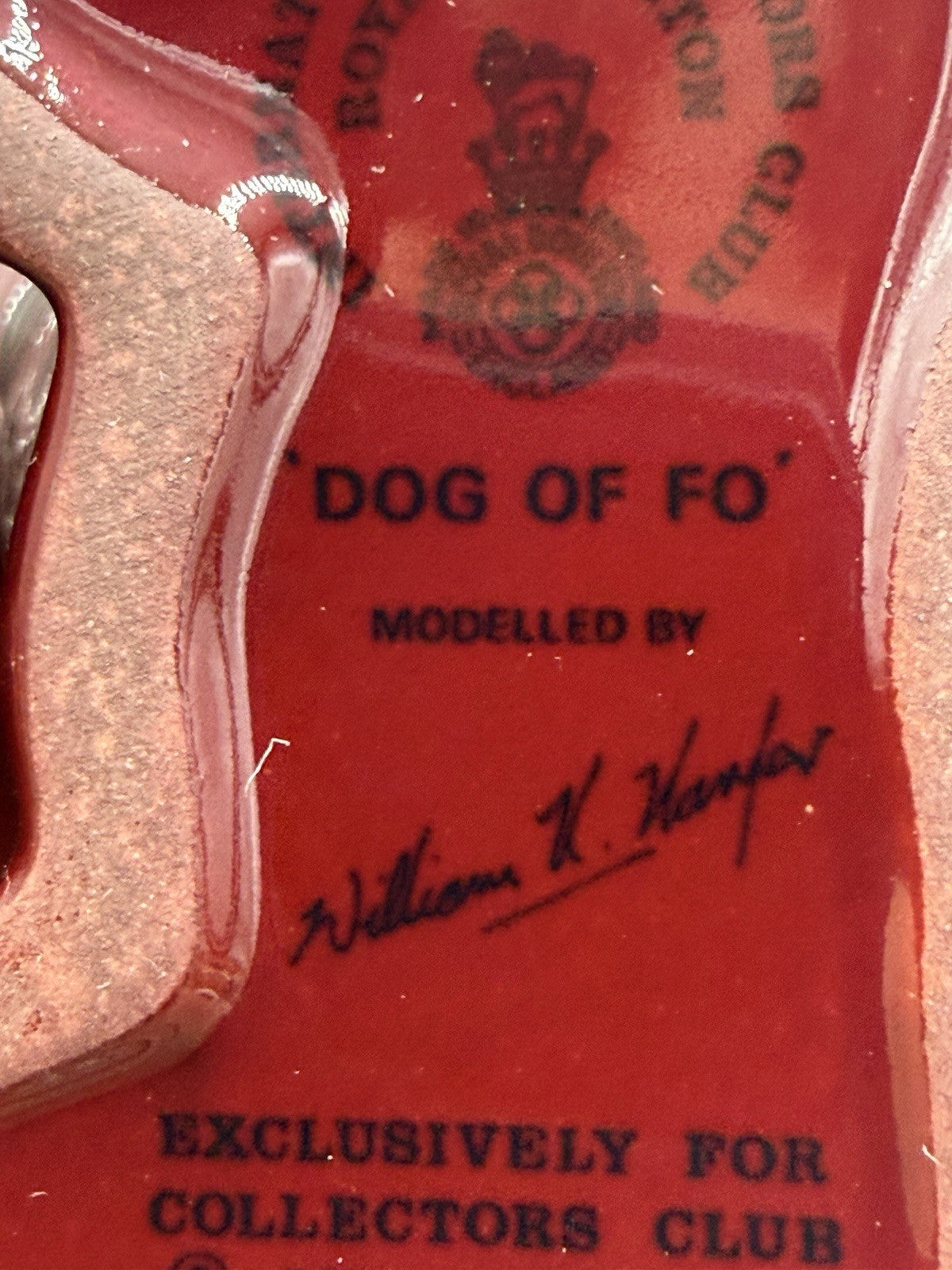 Royal Doulton Porcelain England Flambe Dog of Fo 5”H William K Harper 1982 Figur