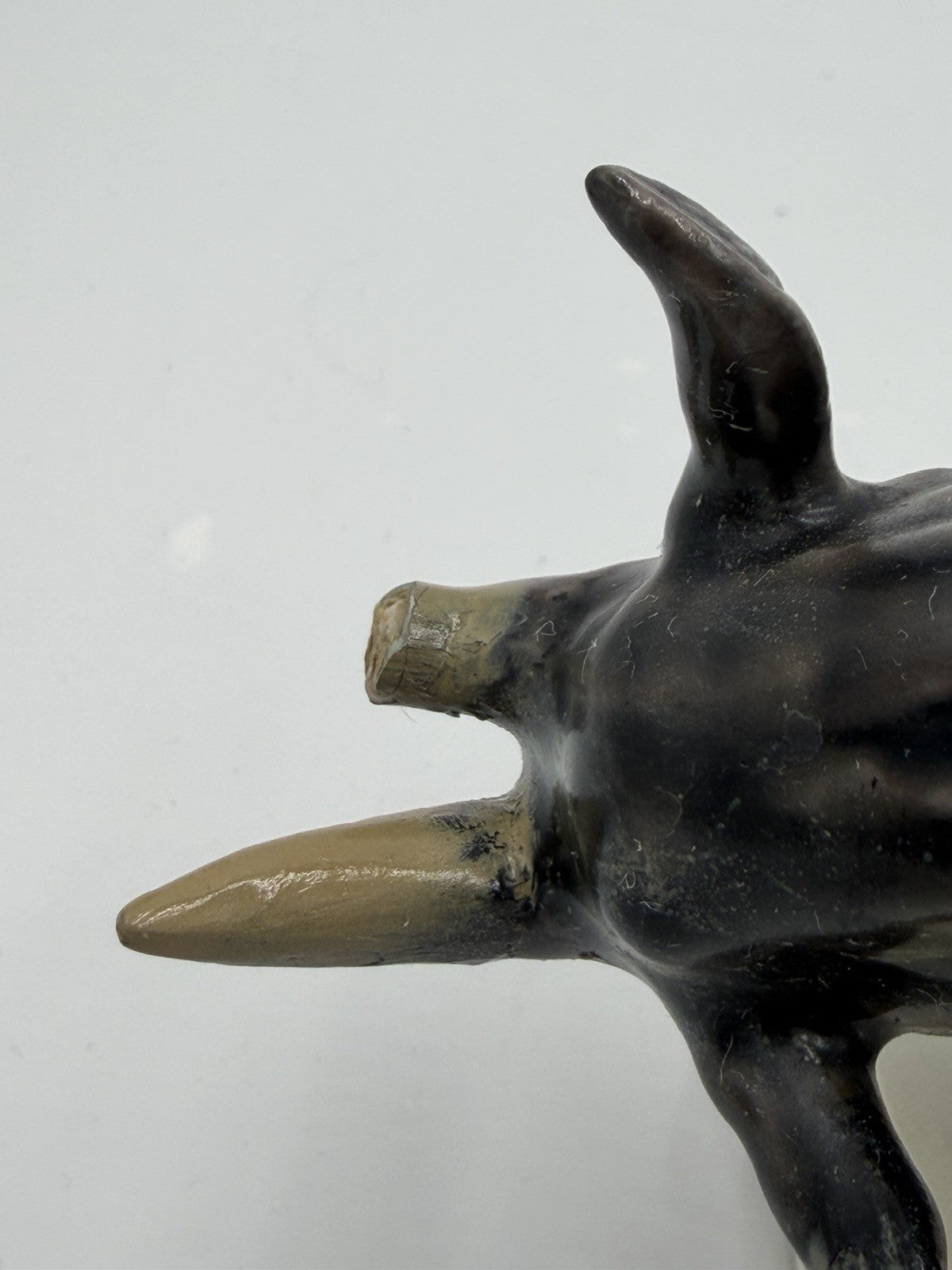 Meissen porcelain figure group Girl W/ Goats By Otto Pilz 1906 (Repaired) Large