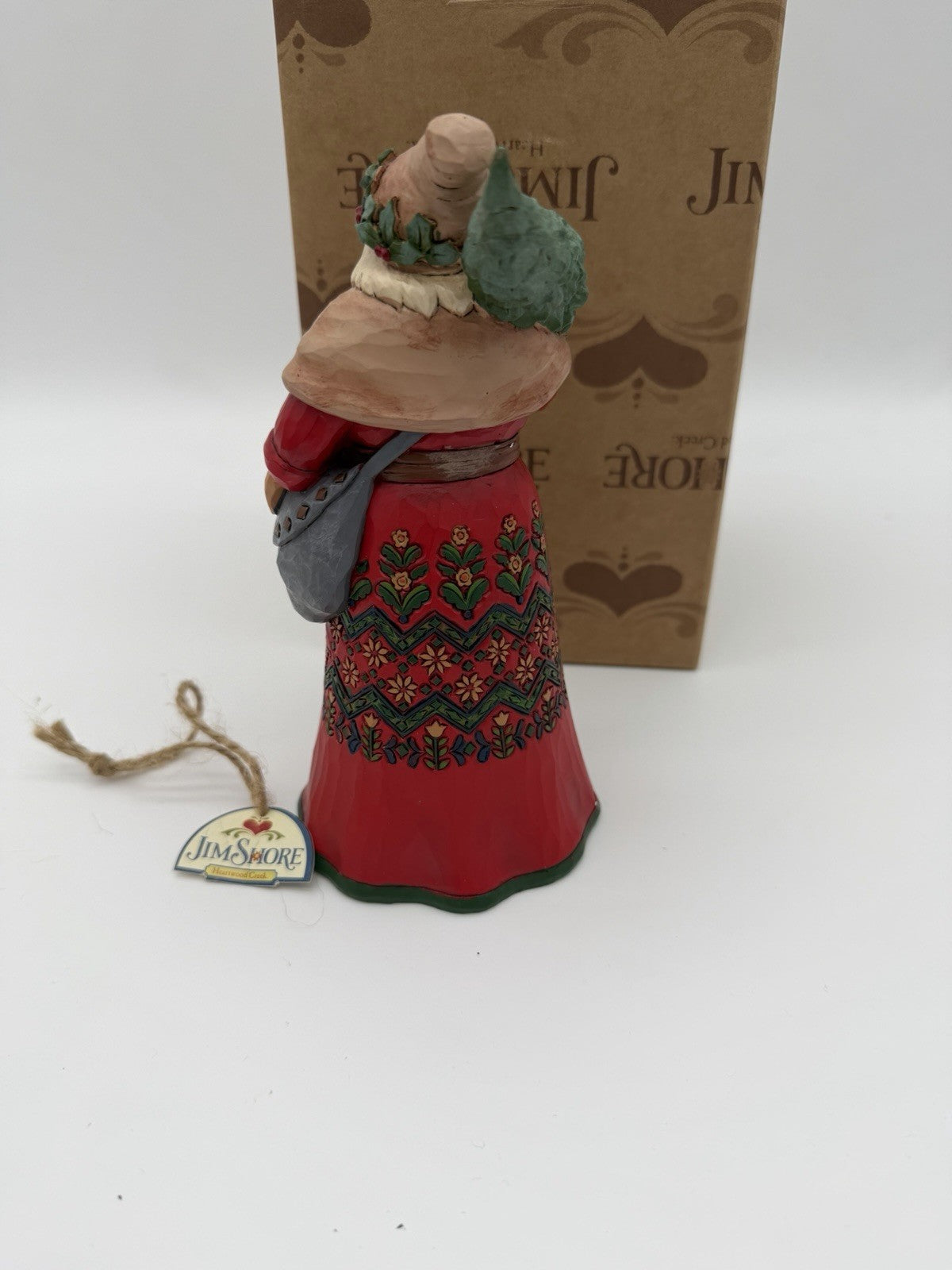 Jim Shore Heartwood Creek Sweden Santa Figurine Swedish Wishes 7” Rare Christmas