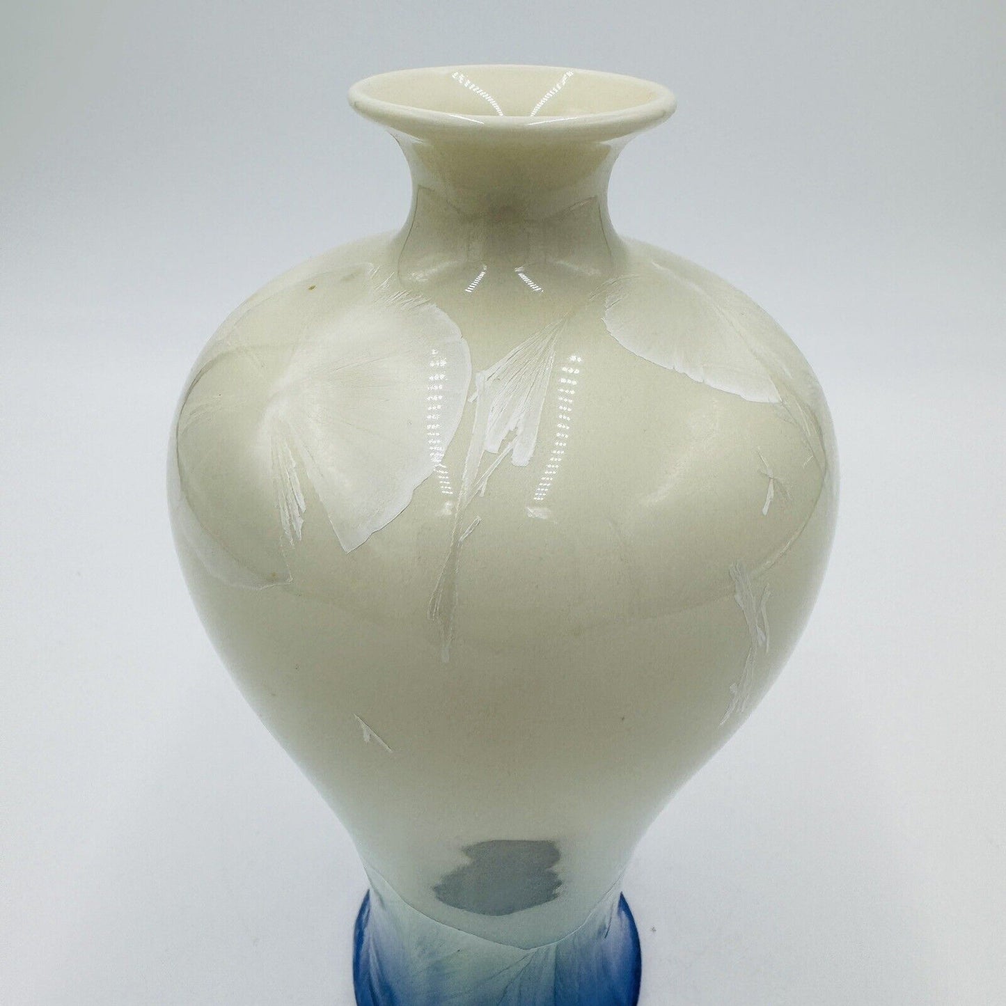 Vintage Shiwan 20th Century PROC 1970-1980 Chinese Porcelain Vase Iridescent 7.5